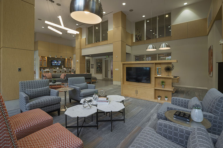 Interior of Dwell Maitland upgraded clubhouse