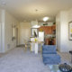 Dwell Maitland spacious open floor plan with kitchen and living space